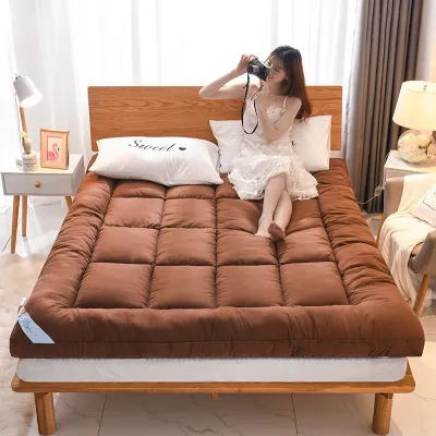 【10CM thickness】Foldable Tatami Velvet Topper Mattress Comfortable Breathable No CollapseAll seasons