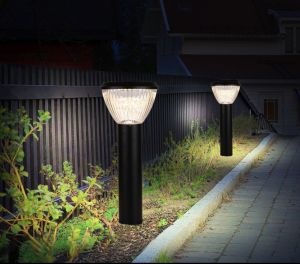 โชล่าเซล์ไฟสนาม พลังงานแสงอาทิตย์ ไฟทางเดินBOLLARD SOLAR CELLแข็งแรงทนทาน รูปทรงทันสมัย