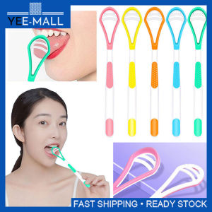 Tongue Cleaner Scrapper Oral Care Dental Clean Reusable Tongue Brush Pencuci Lidah Pembesih舌苔清洁刷-RANDOM COLOR