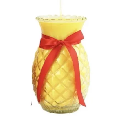 【SG Seller】【雨宝林】Pineapple Wanglai Butter Lamp 1pcs菠萝旺来供佛酥油灯1/3/5/7天凤梨油灯酥油佛前蜡烛长明灯