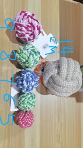 3-18pcs Pet Dog Cleaning Molar Chewing Ball Of Cotton Rope Assembled Toys
