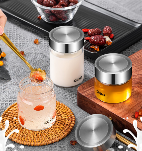Bộ Set 3 lọ thủy tinh bảo quản Yến đựng gia vị CCKO cao cấp - PKTL