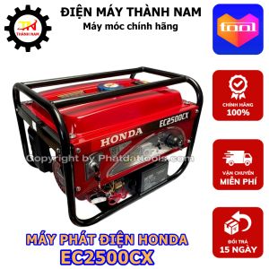 Máy Phát Điện Chạy Xăng Honda EC2500CX - Có Đề + Giật Nổ - Động Cơ 4 Thì Tiết Kiệm Nhiên Liệu - Bảo Hành 12 Tháng