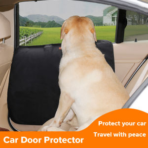 DY Loving Car Side Door Protector Car Decorative Accessories Dog Protective Non-Slip Bite Resistant Pad Guard Mat for Dogs(one pair)