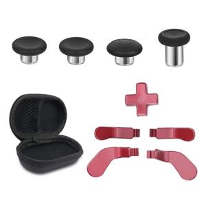Controller Joystick Back Paddles for Series 2 Joystick Analog Triggers Buttons Replacement with Storage Bag