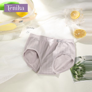 TENIKA กางเกงในไร้ขอบ ผ้านุ่มลื่น กางเกงในสีพื้น กางเกงชั้นใน ระบายอากาศ พร้อมจากไทย -016