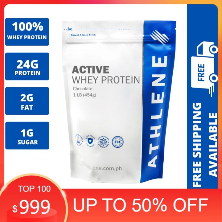 ,ACTIVE Whey Protein 1lb 100 Whey Protein Powder Lazada PH