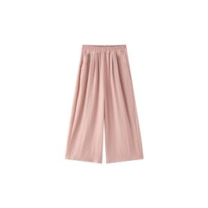 WARM HUT Màu kẹo Quần thẳng cho nữ Eo cao Lỏng lẻo Quần âu Thời trang Chân rộng Quần Teen Yamamoto Mùa hè mùa thu