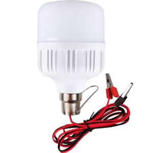 Lampu Bohlam LED DC 12V Jepit ke Baterai Aki Accu 5w 10w 15w 20w 25w 30w 5 w 10 w 15 w 20 w 30 w watt