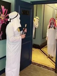 [TẶNG RÂU] Trang phục Dubai trang phục hoá trang hoàng tử Ả Rập dự tiệc sinh nhật đám cưới biểu diễn