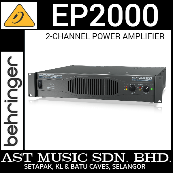 Behringer Europower EP2000 2channel Power Amplifier Lazada