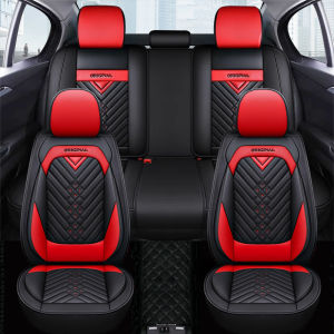 (Freebie)Universal Luxurious fully wrapped leather seat cover 5 seat car seat cushionSuitable for Toyota Honda Mitsubishi Hyundai pickup trucks SUVs and most other cars