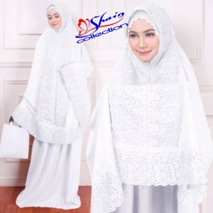 Perlengkapan Sholat  Mukena Telekung Dewasa Fatimah Series  Katun Renda  Seserahan Mahar Pernikahan