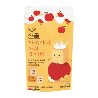 Ecomommeal Freeze-Dried Yogurt Cube (Apple) 15g