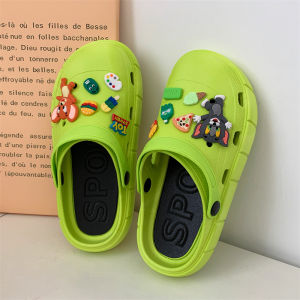 Inaso Sendal Wanita Slop Karet Jelly Cewek Sandal Rumah Korea Kekinian Baim Kodok Anti Slip HSN117