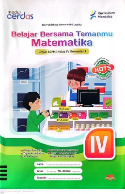 BUKU LKS MATEMATIKA KELAS 4 SD/MI KURIKULUM MERDEKA SEMESTER 1 -DEEP LEARNING