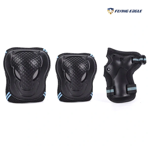 Combo Phụ Kiện Bảo Hộ Trượt Patin BKB Chính Hãng FLYING EAGLE - Bảo vệ Bàn Tay Khủy Tay và Đầu Gối