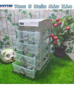 Tủ nhựa duy tân mini Tomi 5 Ngăn ( Size N16 X R19 X C32 Cm )tủ nhựa đựng thuốc tủ nhựa đa năng