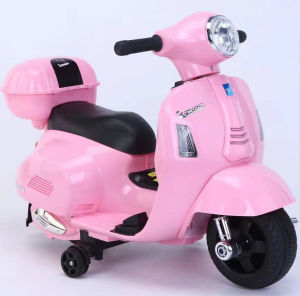 Xe máy điện trẻ em cao cấp VESPA Q618 / xe máy điện vecpa đôi 2 chỗ ngồi loại 2 động cơ và Q518/ 601có 1 động cơ