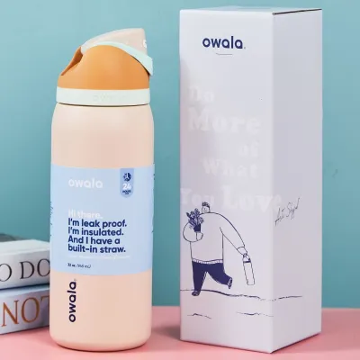 owala water bottle cup freesip tritan with straw bpa free 1 litre coffee mug original 24oz 32oz 40oz