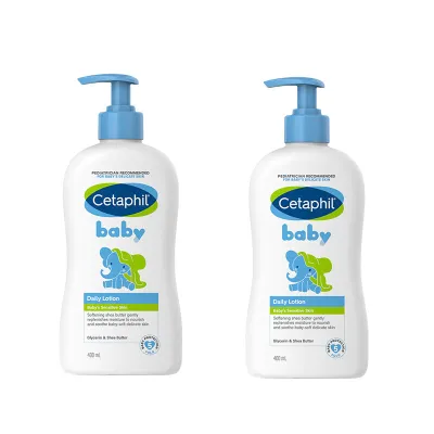 NEW Cetaphil Baby Daily Lotion 400ml Gentle And Hydrating With Shea Butter Sunflower Seed Oil