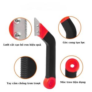 Dụng cụ cạo ron gạch cầm tay chất liệu thép không rỉdụng cụ xử lý ron gạch cũ