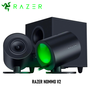 Razer Nommo V2 / Nommo V2 Pro Full-Range 2.1 PC Gaming Speakers With Wired / Wireless Subwoofer