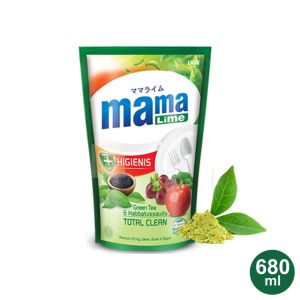 Mama Lime Sabun Cuci Piring Green Tea Pouch 680ml