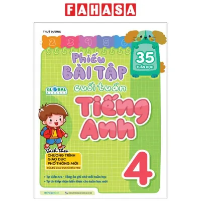 Sách Fahasa - Phiếu Bài Tập Cuối Tuần Tiếng Anh - Lớp 4