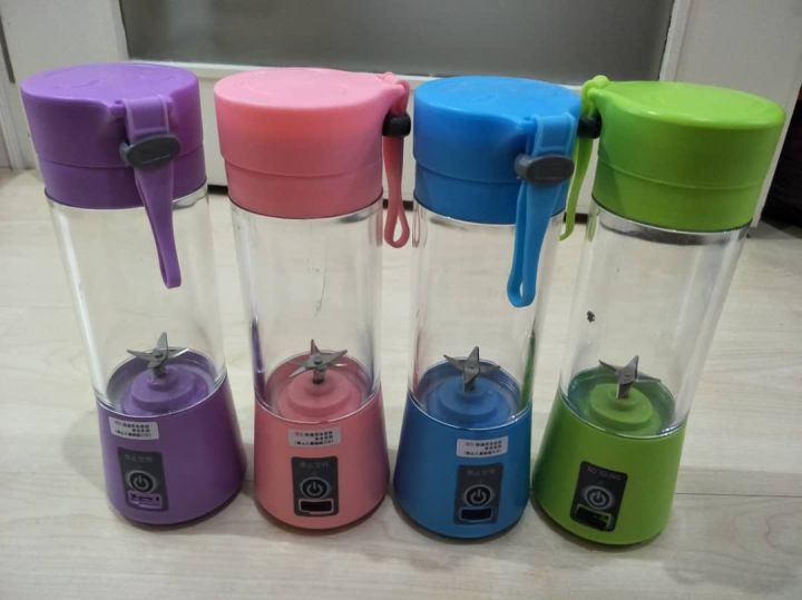 Portable & Rechargeable Battery Juice Blender 380ml Lazada