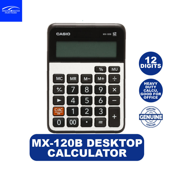 Casio MX-120B Desktop Calculator Lazada PH