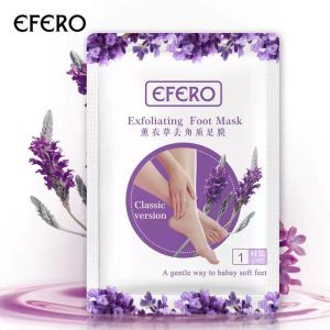 EFERO Exfoliating Foot Mask pedicure foot care Remove Dead Skin Beriberi Calluses Itchy Feet Lavender Exfoliating 足膜 脚膜