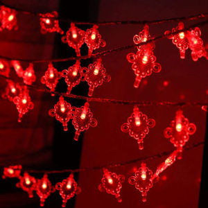 Elitrend Multi Colored LED Fairy Light String Lights 6m / 10m up to100 Bulbs Chinese New Year CNY Party Event Decor String Light CNY Deco CNY Decorations CNY Lights
