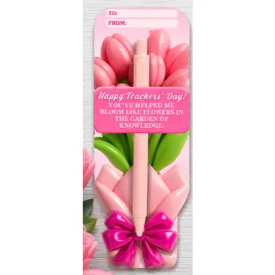 Teachers Day Gift Ideas Macaron Pen and Chocolate Holders Teachers Assorted gifts Gel Pen School