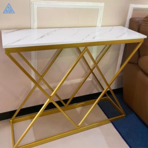 Meja Konsol  Minimalis Dekorasi Ruang Tamu  / Meja Rias / Meja Console Hexagonal Minimalis