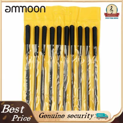 10pcs Guitar Frets Nuts File Set Polished File Guitar Repairing Tools Professional Guitar Luthier Tool for Stringed Musical Instrument
