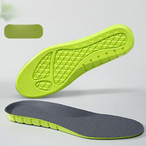 Mugwort Health Insoles Breathable Odor Resistant Shockproof Insoles Sweat Wicking Cushion Shoe Inserts Foot Support for Standing Walking Work Daily Wear