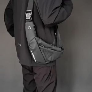 Crossbody Bag Men Multifunction Waterproof Oxford Chest Pack