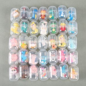 10Pcs Cartoon Capsule Twist Egg Random 32mm Doll Toy Childrens Day Birthday Party Gift