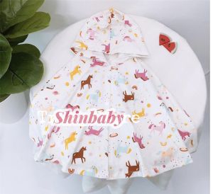 Áo choàng cánh dơi chống nắng cho bé nhiều hoạ tiết dễ thương thun cotton mềm mát