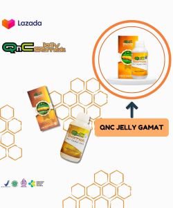 Qnc Jelly Gamat Obat Herbal Dari Teripang Asli 100% Murni Multikhasiat Alami dan Aman || BPOM - HALAL - 300ML - Bukan GnC QnG Jelli Jely Jeli Geli Gely Gelly Gelli Gammat Gamet Gold G 50 ml Gamat Luxor Gamat Mitoha Jelly Gamat Gold G