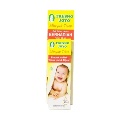 TRESNO JOYO Minyak TELON 100ml free 30ml Citronella Original Tresno Joyo Official TJ BALSEM Telon TresnoJoyo Minyak Telon Tresno Joyo plus 100ml free 30ml