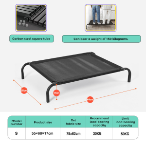 Dog Bed Large Pet Bed Breathable And Moisture-Resistant Dog Bed Removable Washable