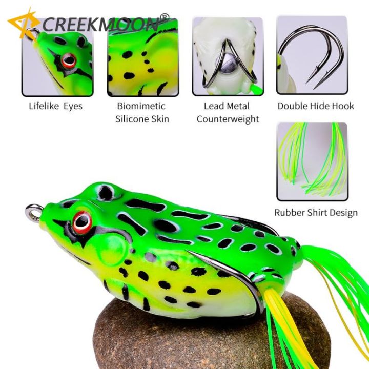 Frog Lure Soft Tube Bait Plastic Fishing Lure With Fishing Hooks Top ...