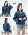 Jacket แจ็คเก็ตยีนส์แขนยาว เสื้อคลุมยีนส์ เสื้อยีนส์สาวอวบ เสื้อยีนส์คอตตอนใส่ได้ทุกดอกาศ. 