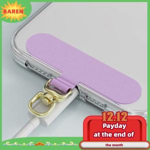 BAREN 0.3Mm Kim Loại Mạnh Mẽ Điện Thoại Di Động Tether Tab 360 Độ Xoay Điện Thoại Treo Dây Đeo Gasket Thay Thế Điện Thoại Dây Buộc Vá Clip