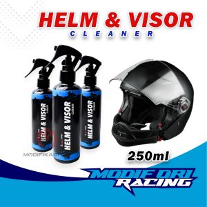 Pembersih - Perawatan Pembersih Helm dan Visor Kaca Motor Aman Doff & Glossy Helm Cleaner 250ml