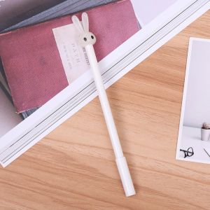 Gratis Semua - Pena Bentuk Karakter Kepala Kelinci / Bolpen Karakter Bunny Lucu Unik / Pulpen Karakter Gel Imut / Pulpen Gel Pena