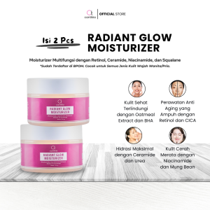 Cantikia Radiant Glow Moisturizer (Isi 2 Pcs) with Ceramide Retinol & Squalane Resmi BPOM