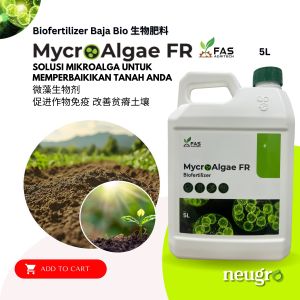 FAS Agri MycroAlgae FR (5L) Bio Organic Fertilizer Microalgae Revitalize Soil Root Growth Stimulant Baja Bio Mikroalga Pertumbuhan Akar Pemulihan Tanah